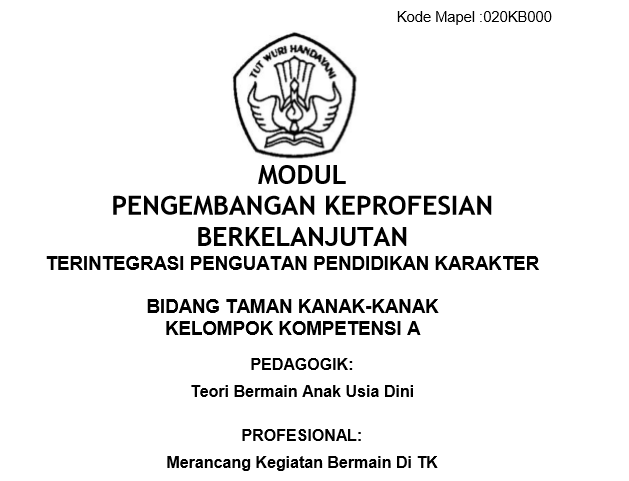 Modul Pkb Guru Tk Revisi 2017