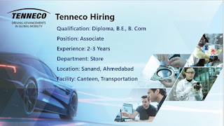 Tennco Jobs for Diploma,BE,B.com 