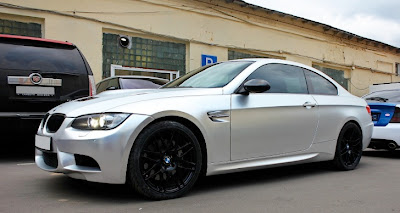 BMW M3 Matte Chrome Wrap