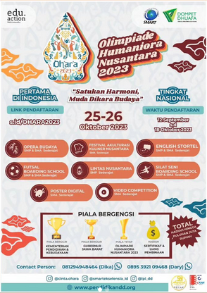 Olimpiade Humaniora Nusantara (OHARA) 2023 by Dompet Dhuafa