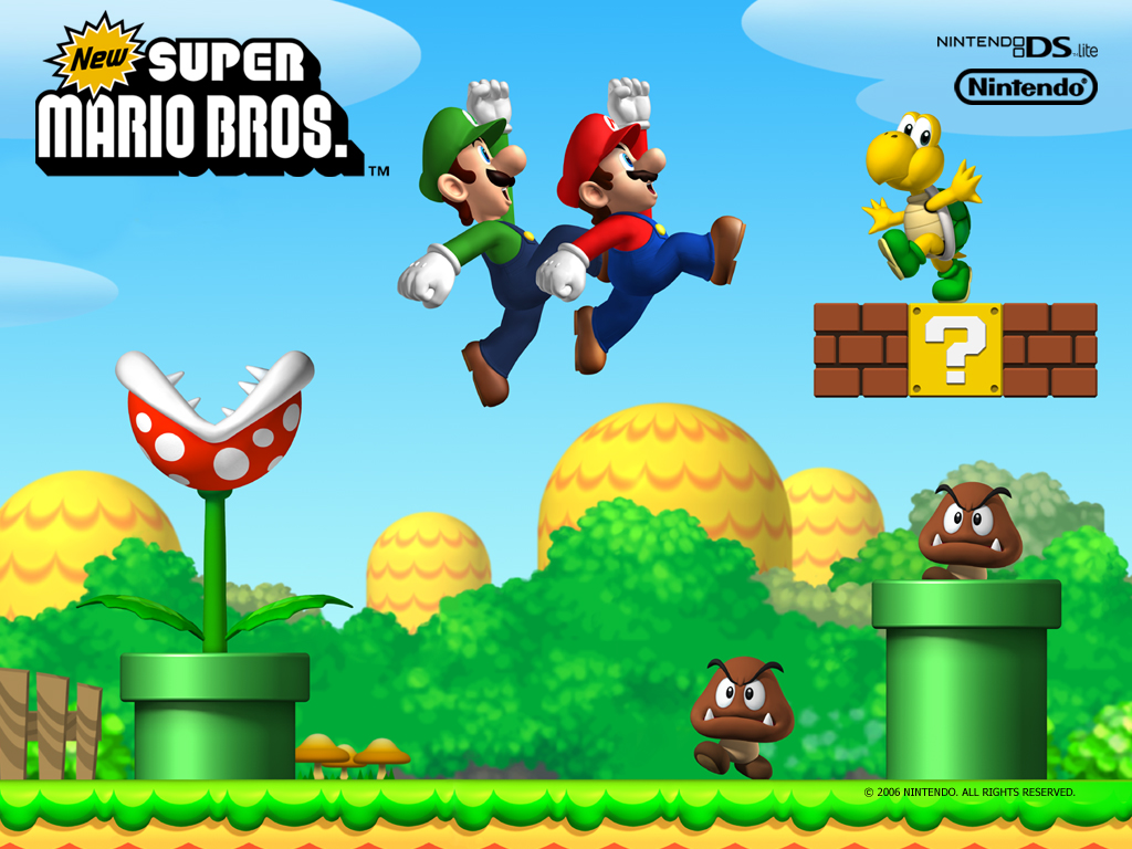 Disegni di Super Mario Bros da colorare Immagini Di Super Mario Bros