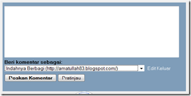 modifikasi formulir komentar blogger