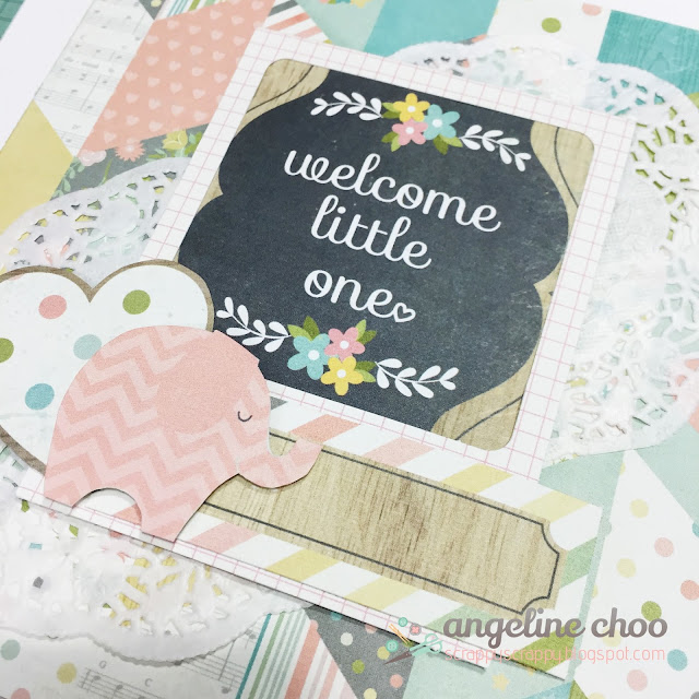 ScrappyScrappy: Welcome little one #scrappyscrappy #baby #minialbum #simplestories #hellobaby