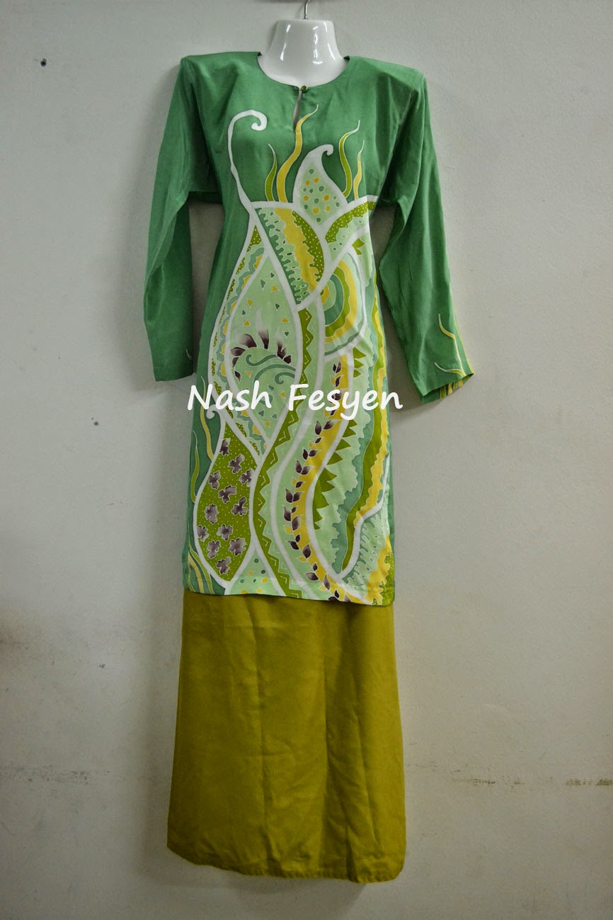 Nash Fesyen Baju  Kurung Motif Floral