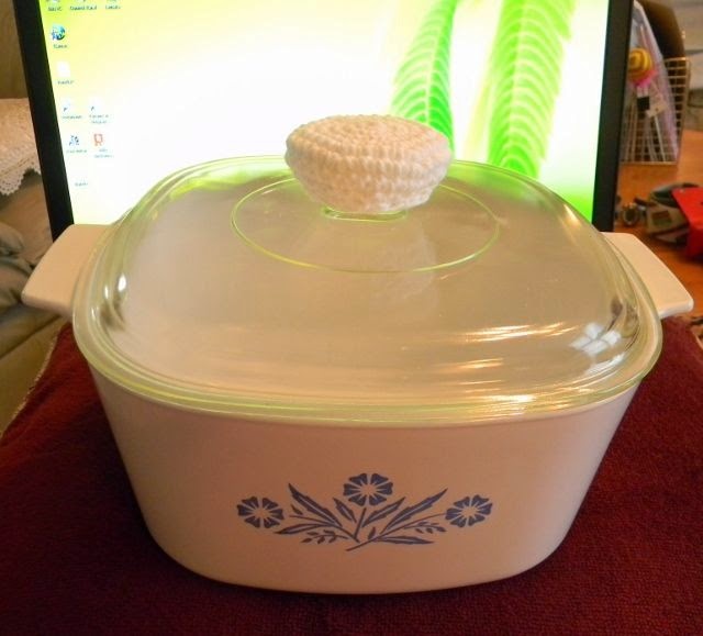 CorningWare Glass Cookware Lid Potholder