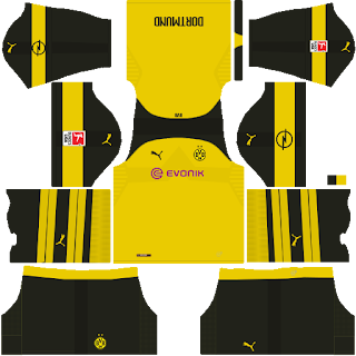Borussia Dortmund Dream League Soccer fts 2019 DLS FTS Kits and Logo