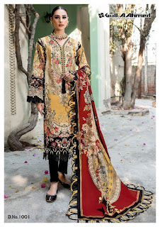Gul ahmed lawn sale 2023 with price Minhal Collection