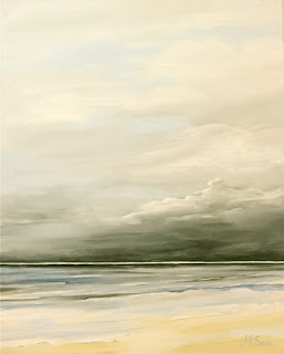 ocean painting, atlanta artist, ocean art, Jill Saur