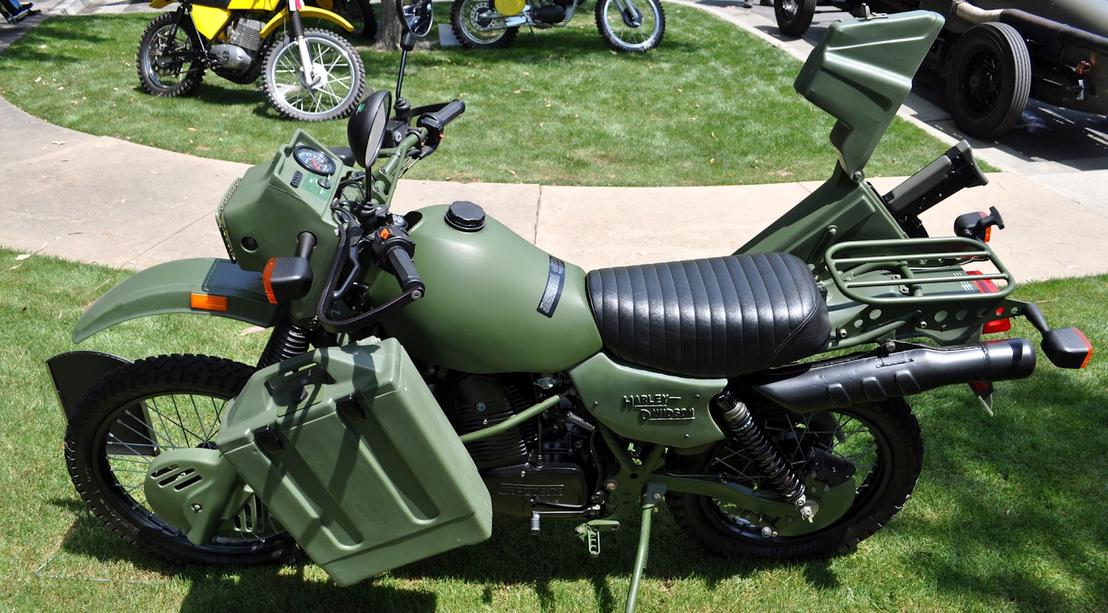 Just A Car Guy Military Harley Davidson MT500 year 2000