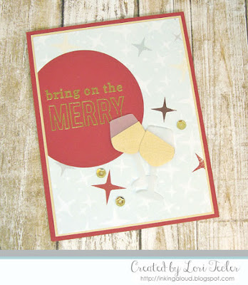 Bring on the Merry card-designed by Lori Tecler/Inking Aloud-stamps and dies from Reverse Confetti