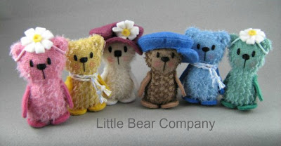 miniature bear, mohair bear, teddy bear