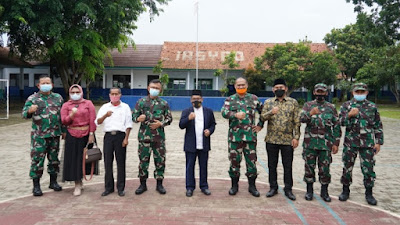 Saba Pesantren, Danrem 064/MY Kunjungi Ponpes Al Irsyad Waringin Kurung