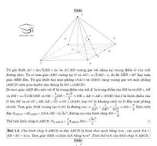 Các bài toán hình học không gian   cho thi Đại học - Sách 123 Full