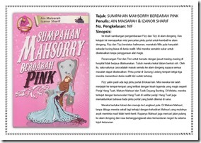 SUMPAHAN MAHSORRY BERDARAH PINK