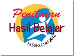 Penilaian Hasil Belajar Kurikulum 2013
