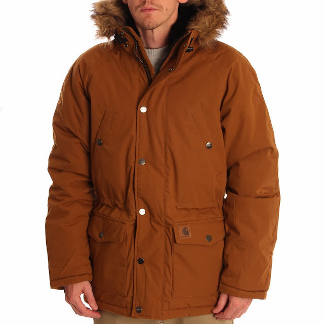 carhartt parka, menswear blog, mens lifestyle blog, brown parka, best parkas for men 2013, highstreet parkas