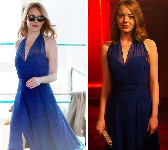 La La Land, vestido azul da Mia (Emma Stone)