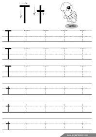 Letter t tracing worksheet, tracing letters worksheets