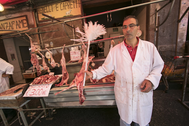 Mercato alimentare-Catania