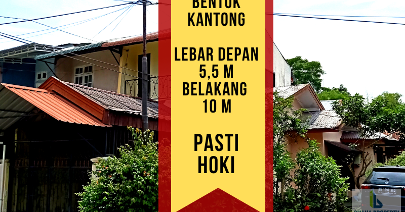  Jual  Rumah  Murah Bentuk Kantong Pasti Bawa Rejeki Di  Jl 