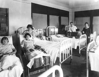 Hospitals during Spanish flu pandemic
