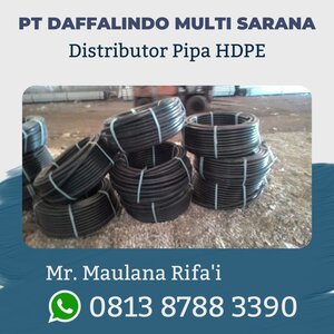 Pipa HDPE SDR 11 PN 16 Dn. 3/4" (25mm)