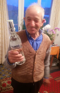 Usmivka happy with his present
