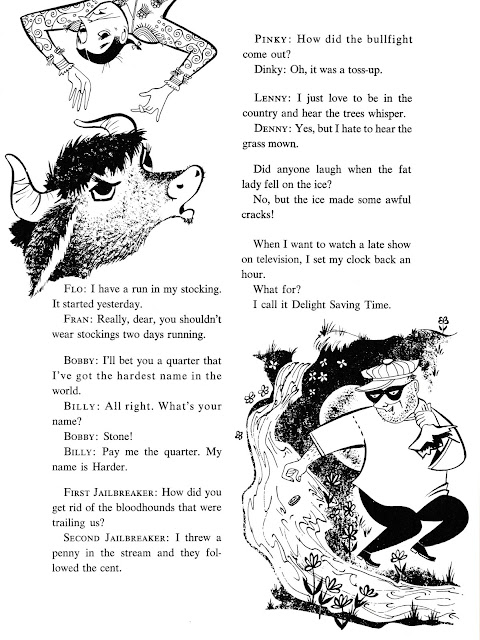 "The Joke Book" compiled by Oscar Weigle, illustrated by Bill & Bonnie Rutherford (1963)