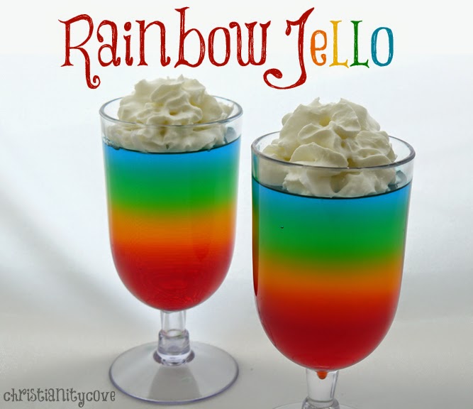 rainbow jello