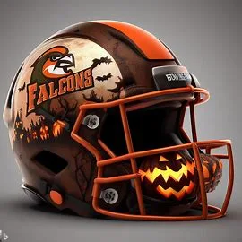 Bowling Green Falcons Halloween Concept Helmets