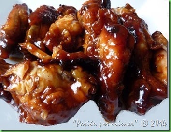 ALITAS DE POLLO MARINADAS Y FRITAS