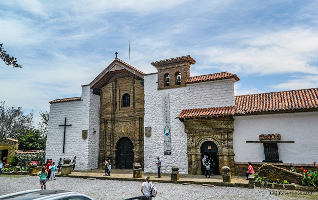 Fachada da igreja do Mosteiro Ecce Homo, Villa de Leyva, Colômbia