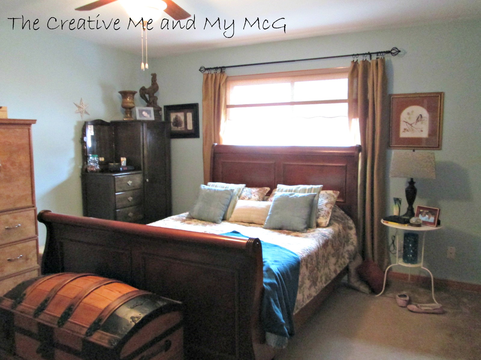 The Creative Me and My McG: No Cost Changes in the Master Bedroom!