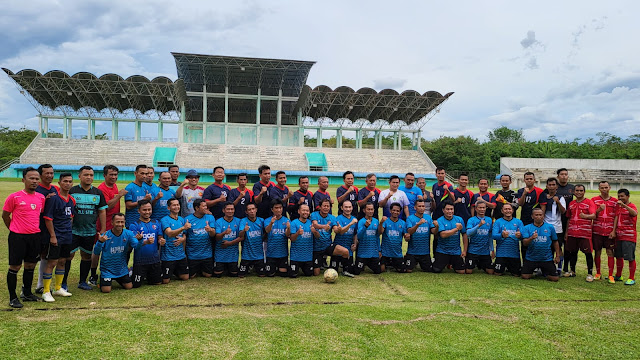 Allstar Prabumulih Prima bertandang ke Stadion Madya Kemiling Baturaja