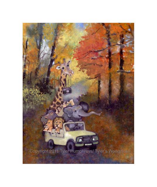 Autumn Animal Art Images1