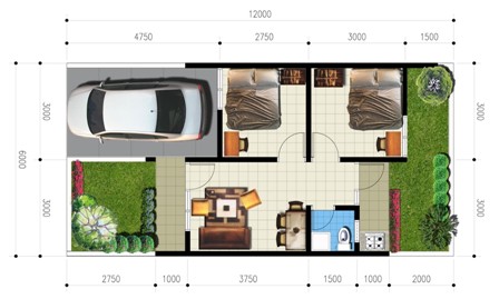 Fantastis Rumah Minimalis Type 70 Satu Lantai