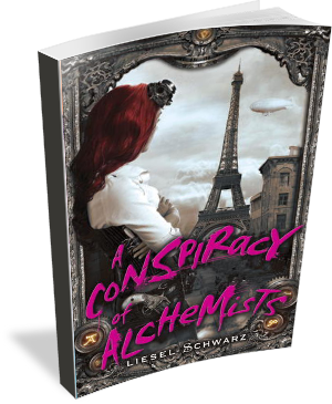 Book Cover A Conspiracy of Alchemists by Liesel Schwarz