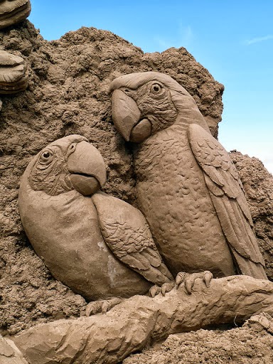 مجموعة مميزة من صور النحت علي الرمال للفنانة الهولندية Susanne Ruseler