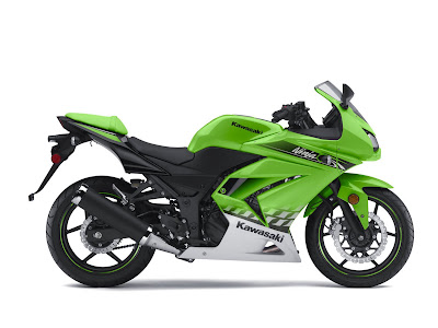 2010 Kawasaki Ninja 250R Green