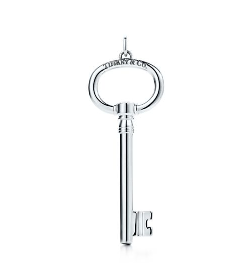 Luxury Fetish Accessorie : Tiffany & Co : Sterling Silver Oval Key Pendant