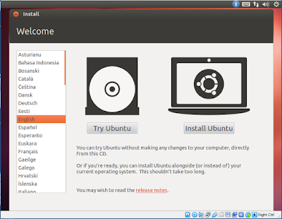 Cara install linux ubuntu di virtualbox
