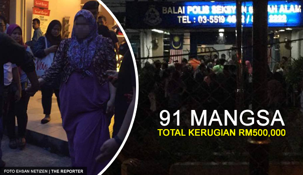 91 mangsa tampil, dedah kerugian hampir RM500,000 