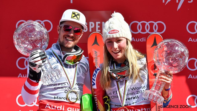 Copa del Mundo 2016/2017 - Marcel Hirscher y Mikaela Shiffrin dominadores