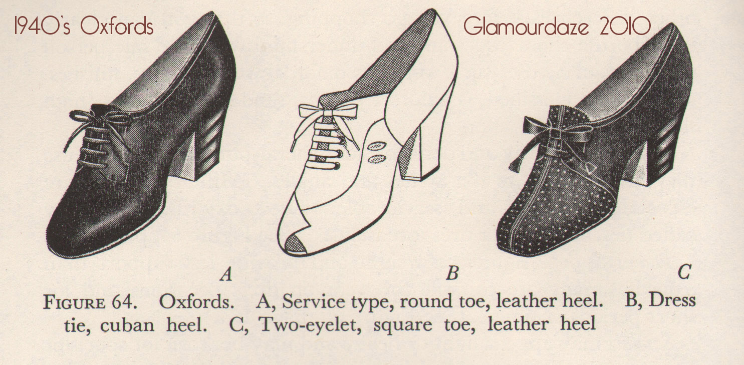 1940â€™s Pumps appeared lighter in weight and provided less support ...