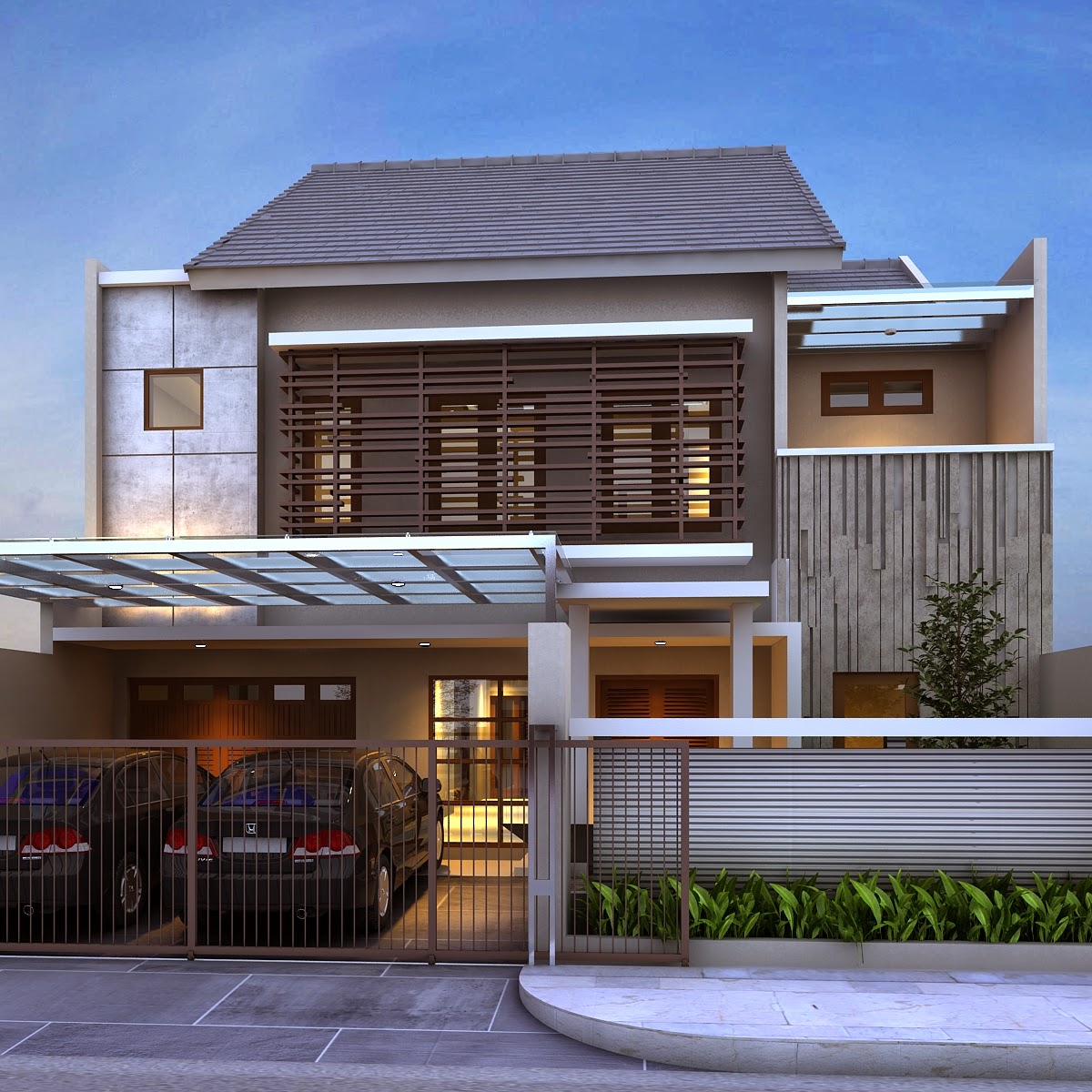 Desain Rumah Minimalis Modern Desain Rumah Minimalis 2 Lantai