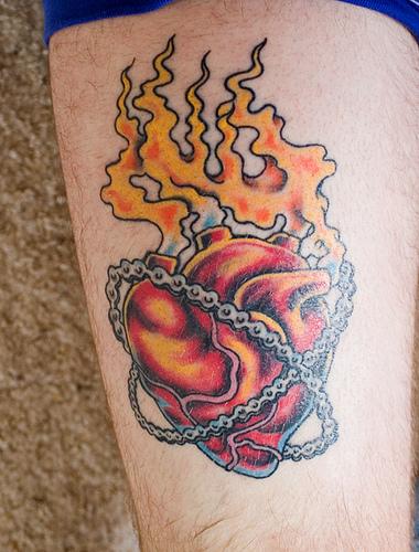 Fire and Flame Tattoos