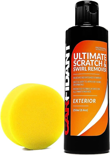 Best Carfidant Scratch and Swirl Remover - Ultimate Car Scratch Remover - Polish & Paint Restorer - Easily Repair Paint Scratches, Scratches, Water Spots! Car Buffer Kit