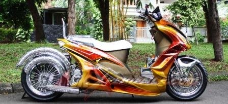 Simple Modifikasi Yamaha Mio LowRider Sporty Soul 