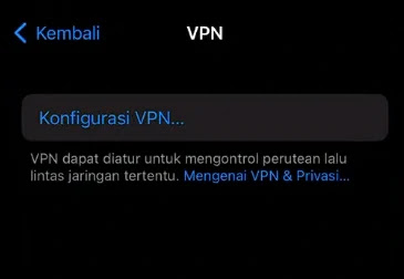 Cara Setting VPN Bawaan iPhone Tanpa Aplikasi Tambahan