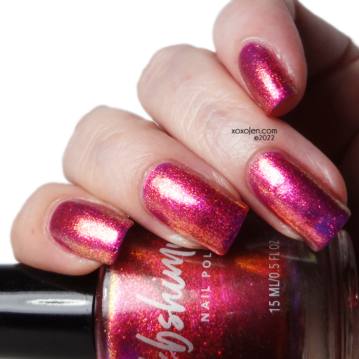 xoxoJen's swatch of KBShimmer Yes We Cran